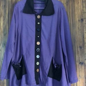 NEON Buddha cardigan sweater blazer shirt cotton